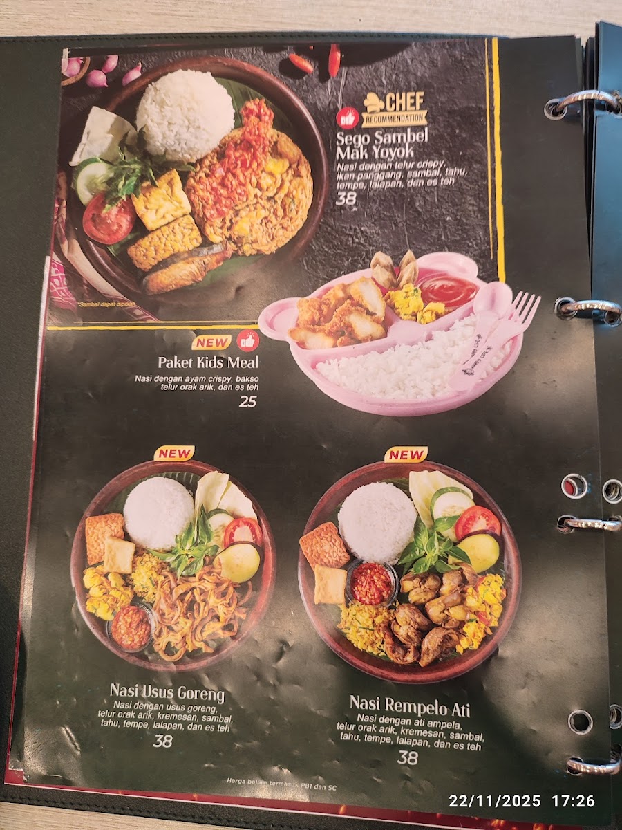 Penyetan Cok - AEON Mall Deltamas Photo Menu 9