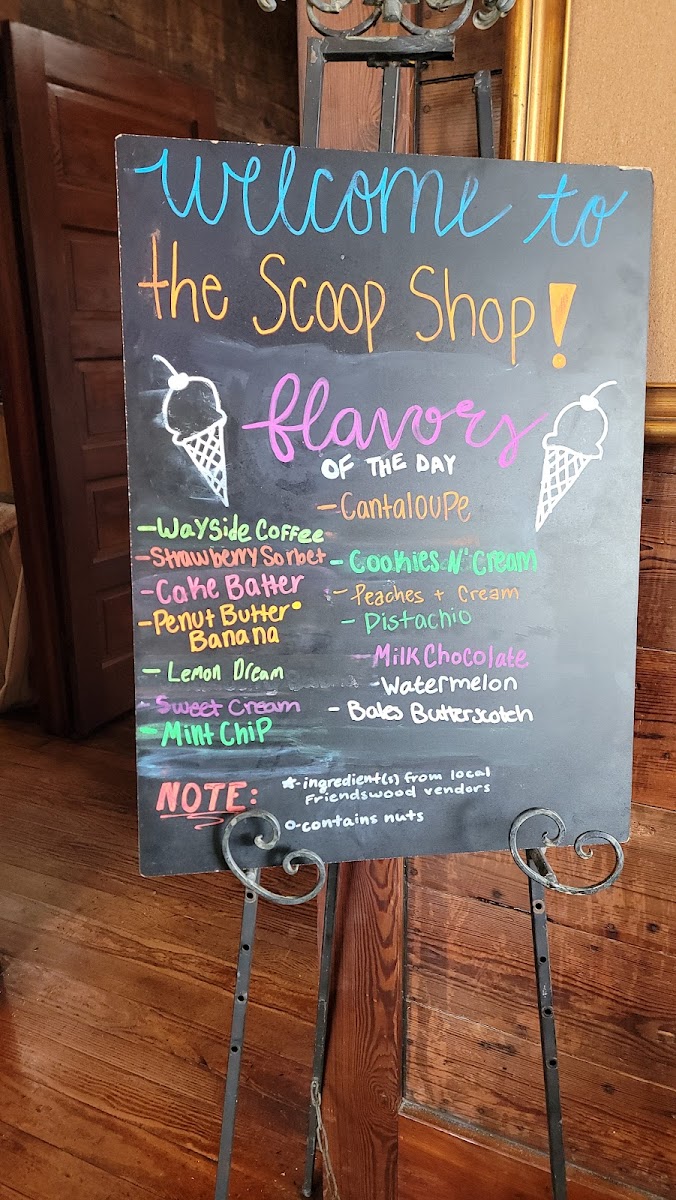 Friendswood Scoop Shop Photo Menu 2