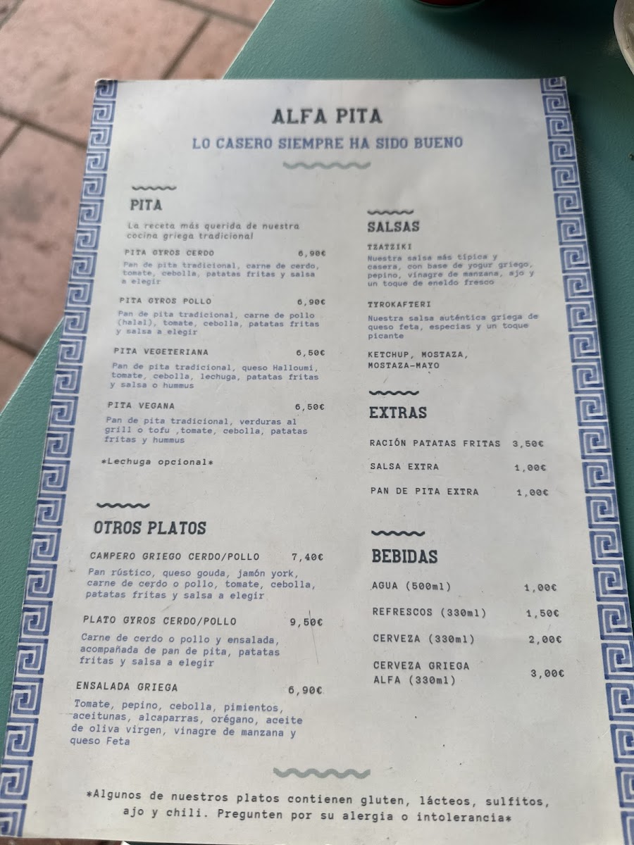 ALFA PITA•GYROS GREEK DELICACY Photo Menu 5