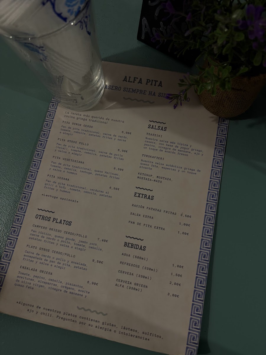 ALFA PITA•GYROS GREEK DELICACY Photo Menu 7
