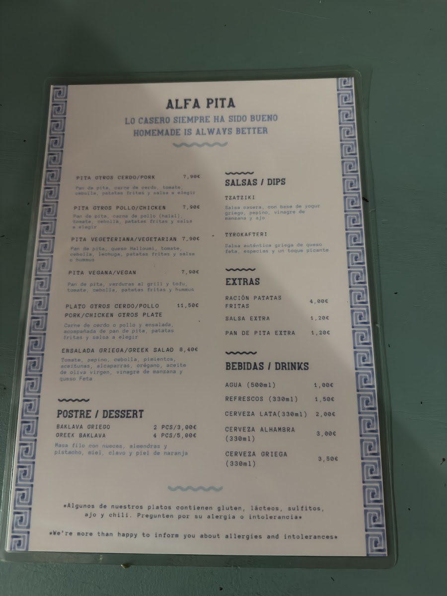 ALFA PITA•GYROS GREEK DELICACY Photo Menu 8