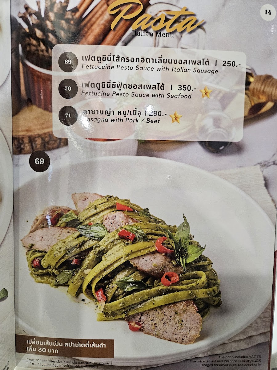 Chef thanom Photo Menu 5