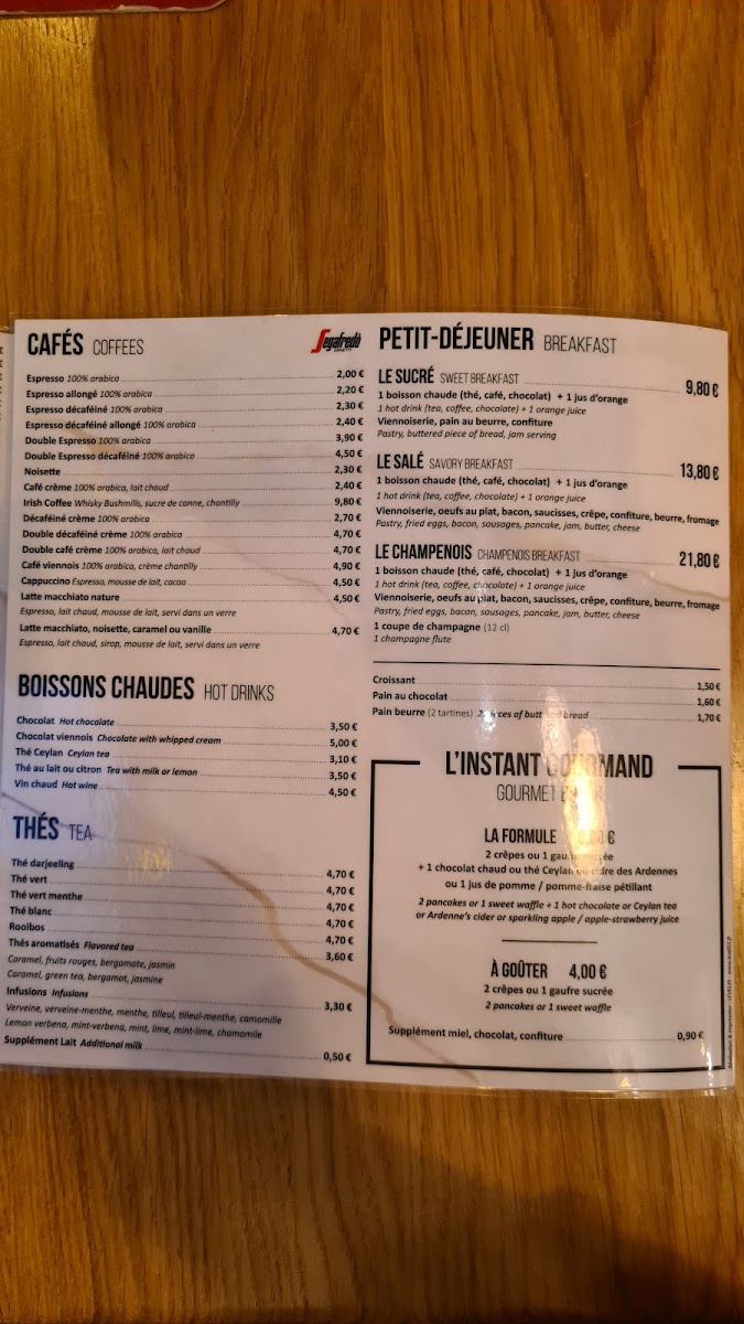 Le Lion Photo Menu 9