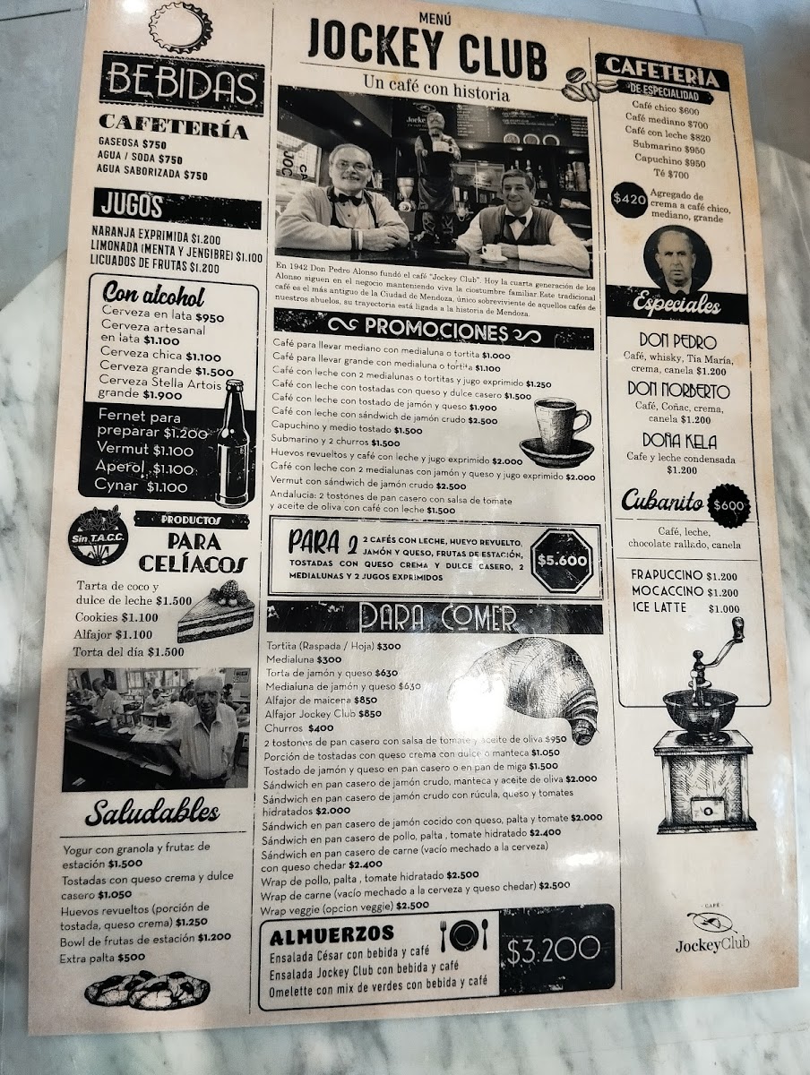 Jockey Club Cafe Photo Menu 3