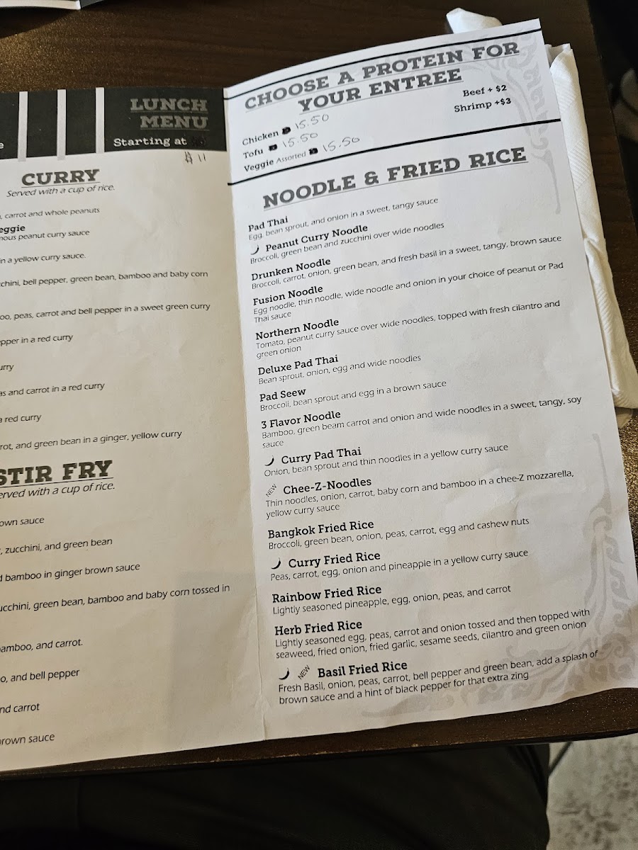 A Thai Cafe Photo Menu 7