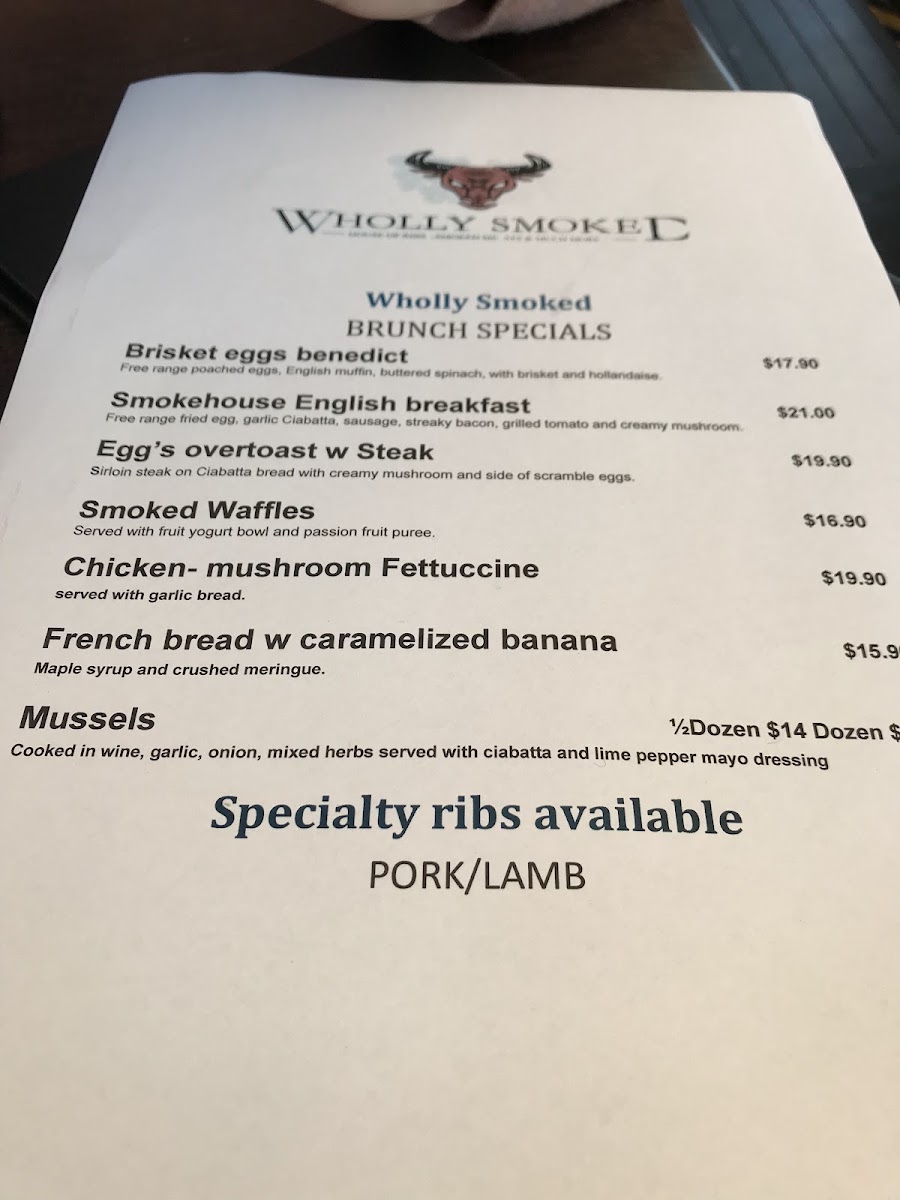 Wholly Smoked Photo Menu 1