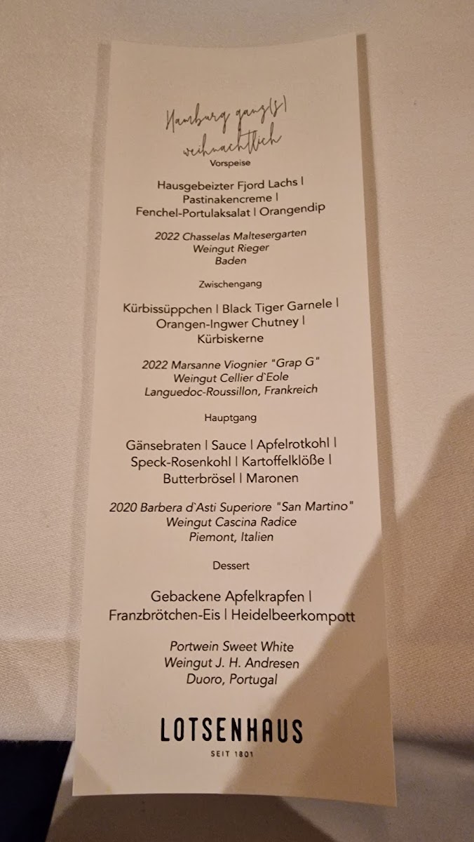 Zum Alten Lotsenhaus Photo Menu 7