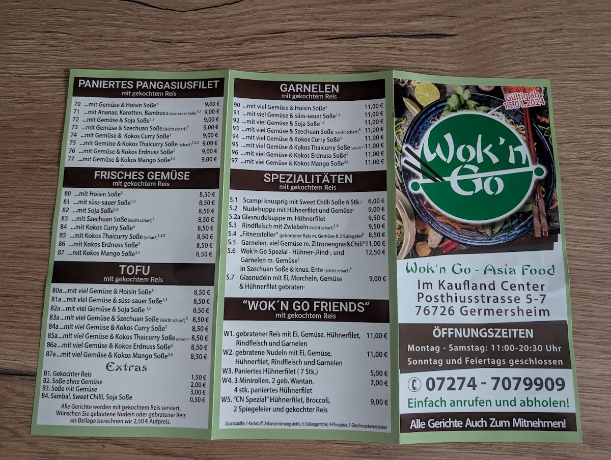 Wok`n Go im Kaufland Photo Menu 3