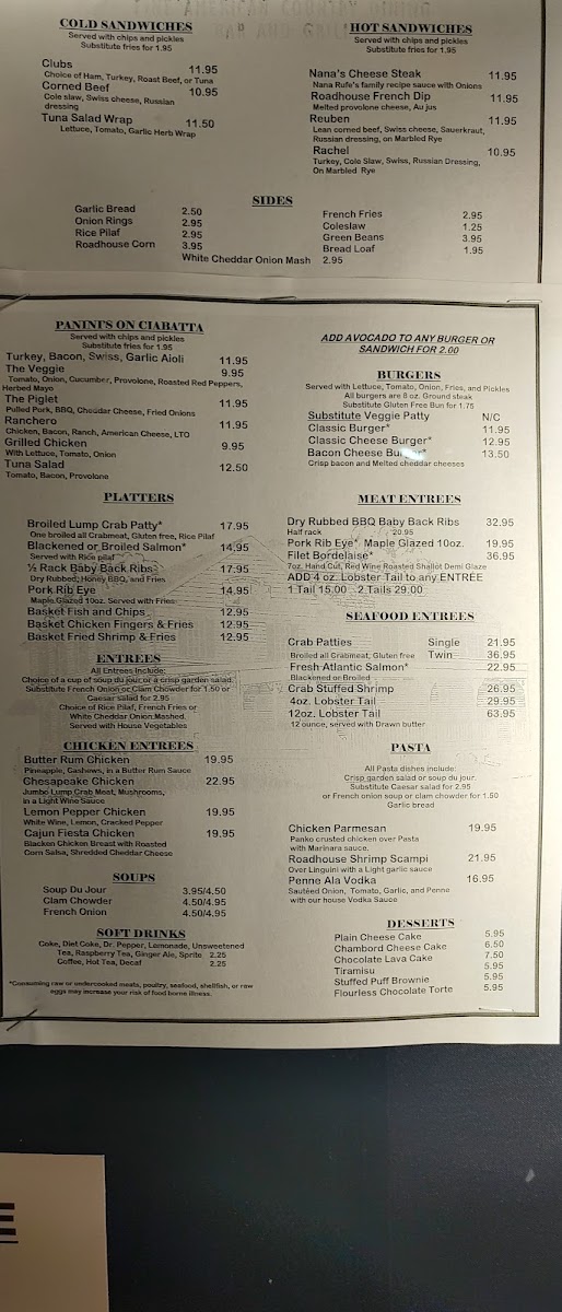 Hanoverville Road House Photo Menu 10