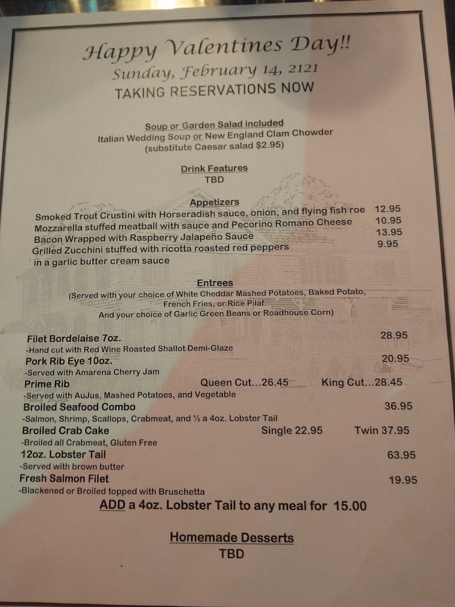 Hanoverville Road House Photo Menu 5