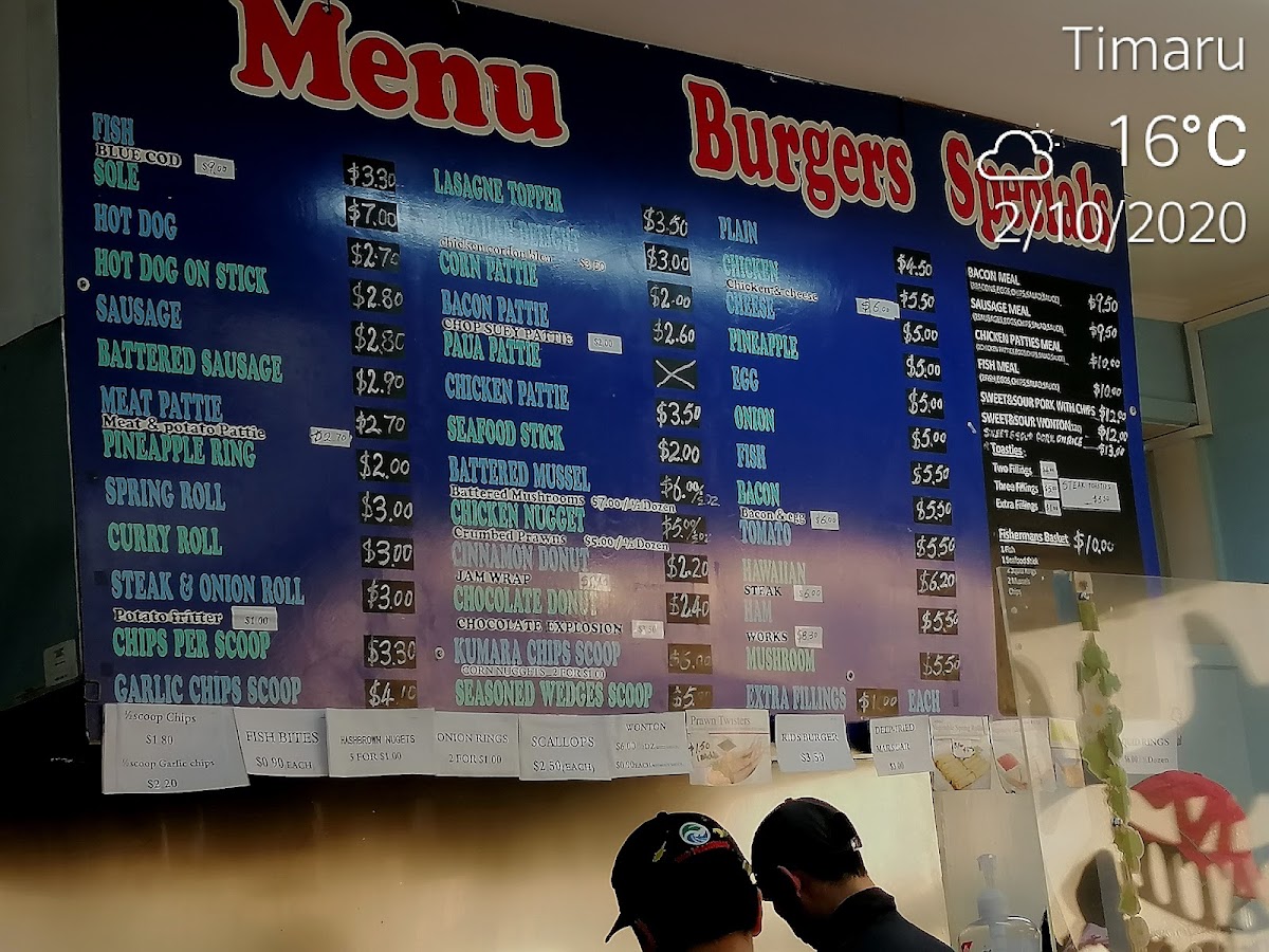 Marchwiel Takeaways Photo Menu 4