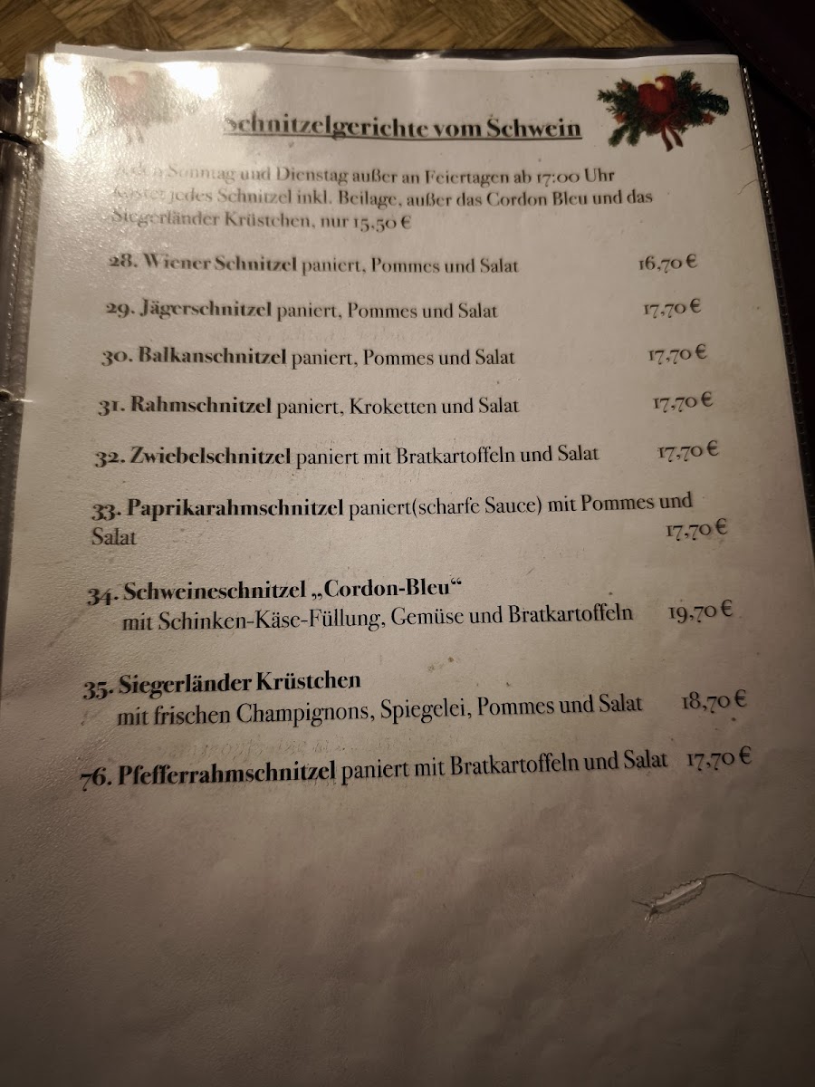 Restaurant Am Ufer Photo Menu 1