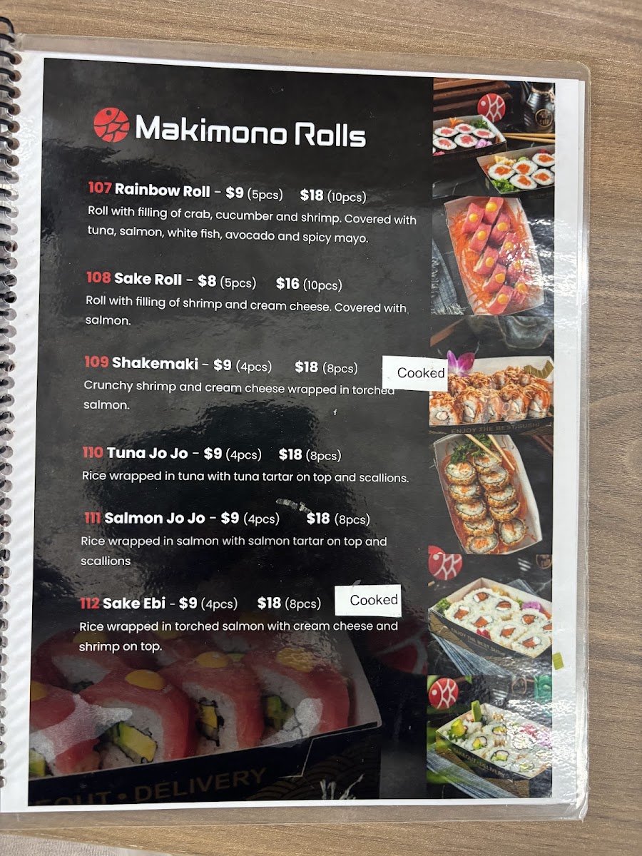 My Sushi Photo Menu 1