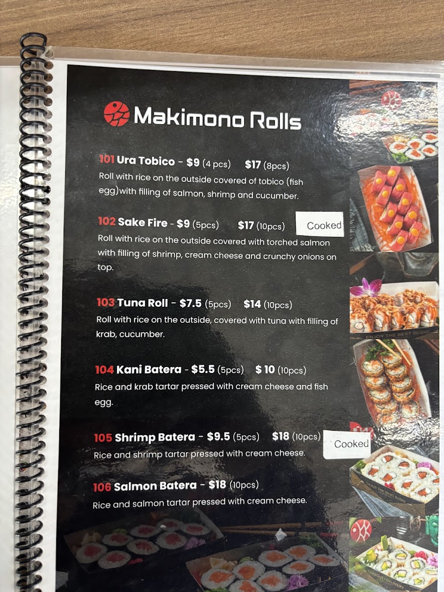 My Sushi Photo Menu 3
