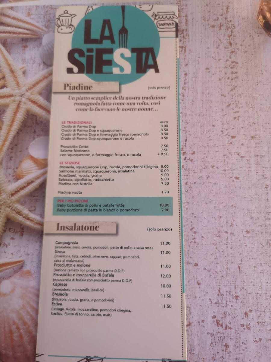 Ristorante La Siesta Photo Menu 4