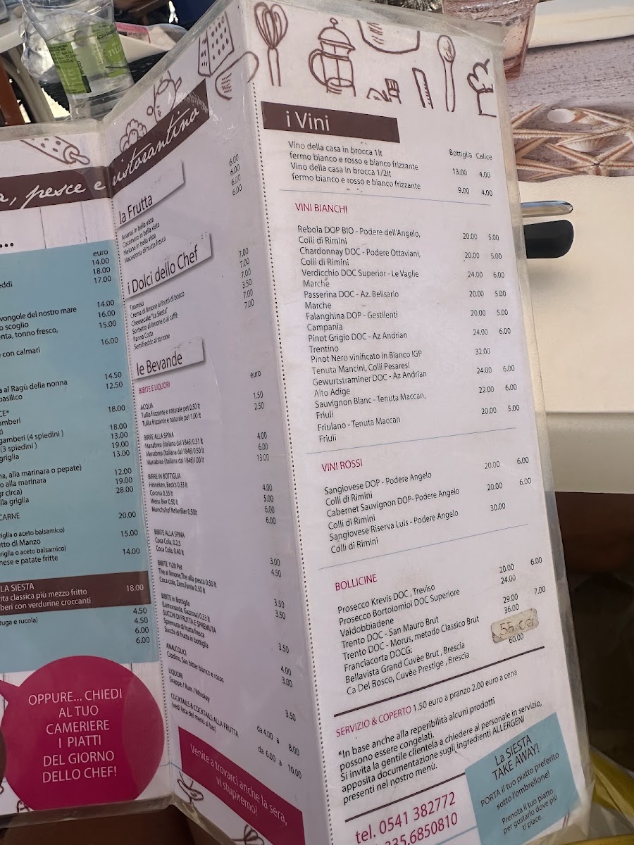 Ristorante La Siesta Photo Menu 7