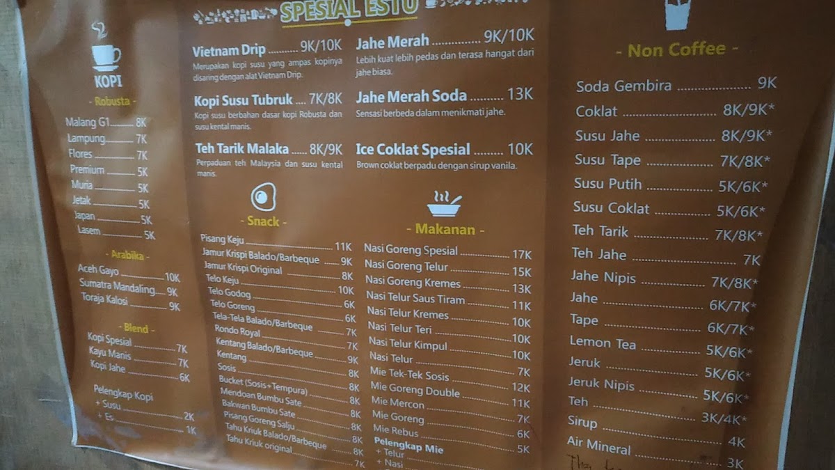 Kopi Estu Photo Menu 4