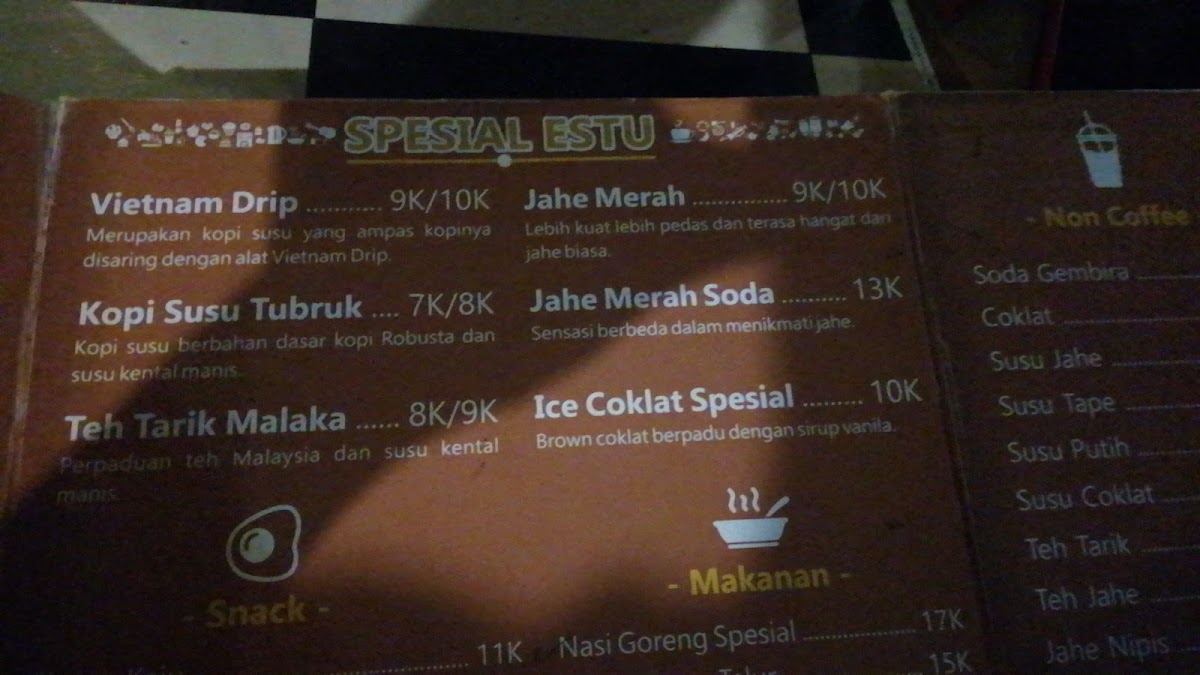 Kopi Estu Photo Menu 5