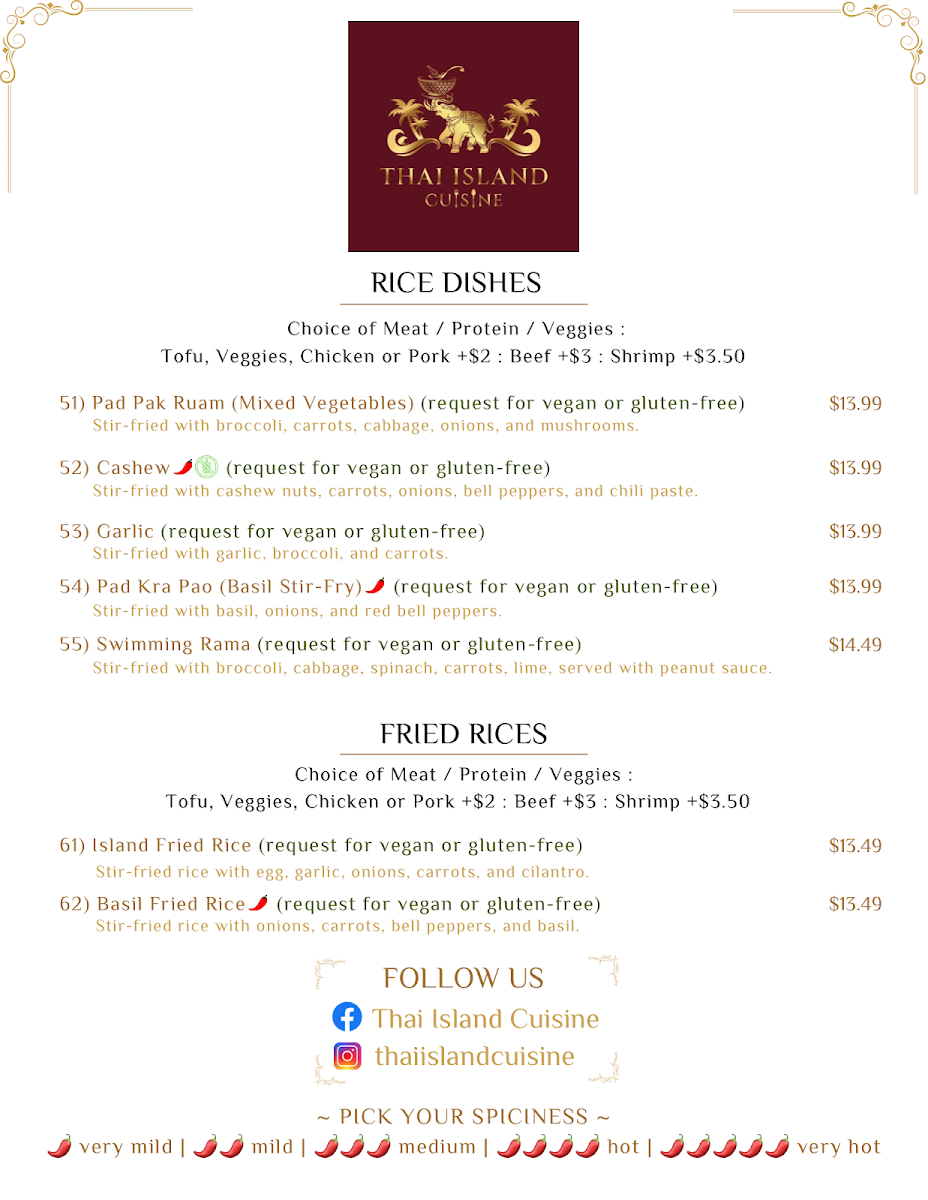 Thai Island Cuisine Photo Menu 7