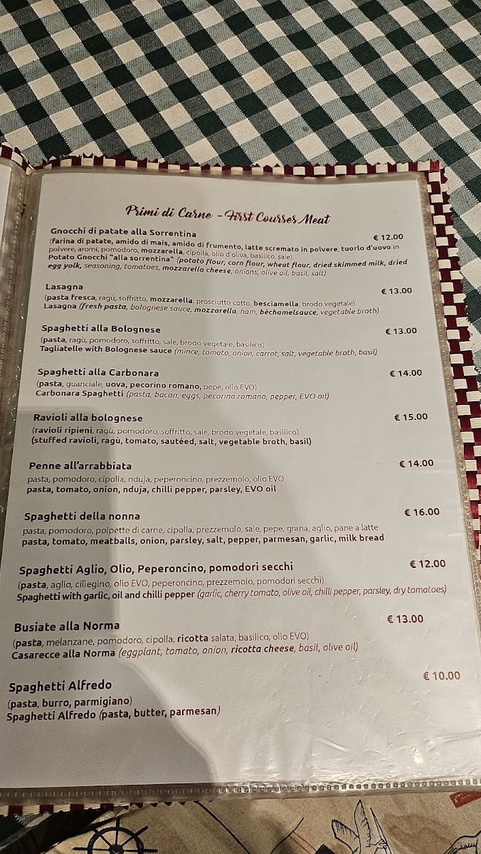 Da Lino Trattoria Sicilia Bedda Photo Menu 6