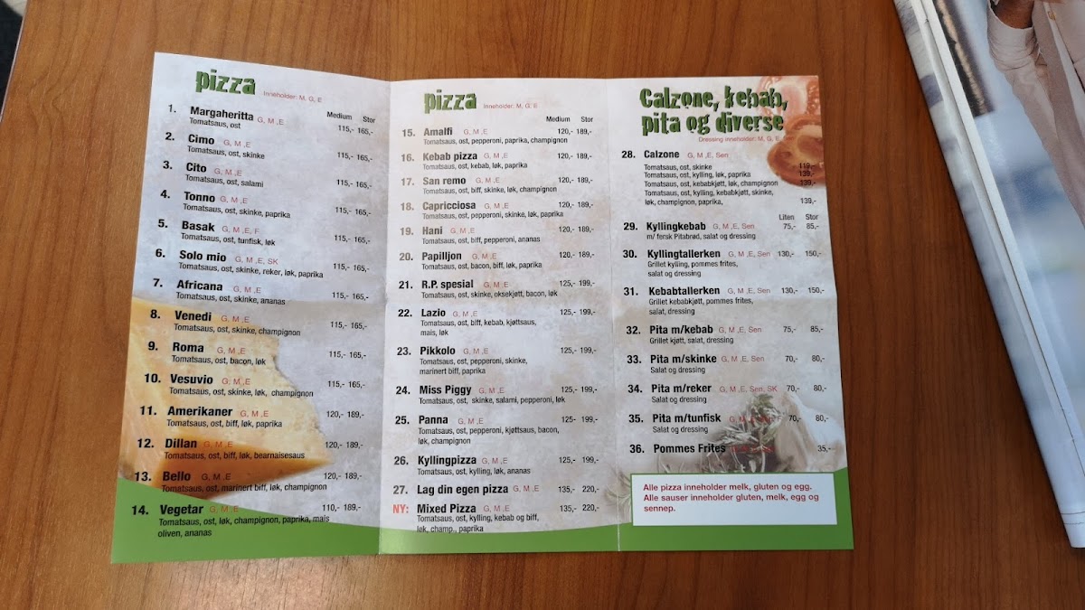 Rælingen pizza and Kebab Photo Menu 7