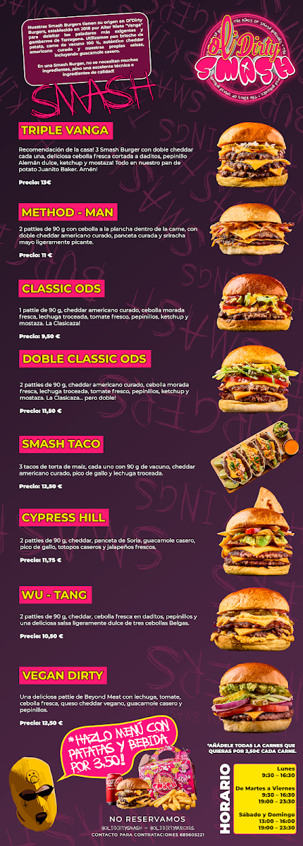 Ol' Dirty Smash Photo Menu 1