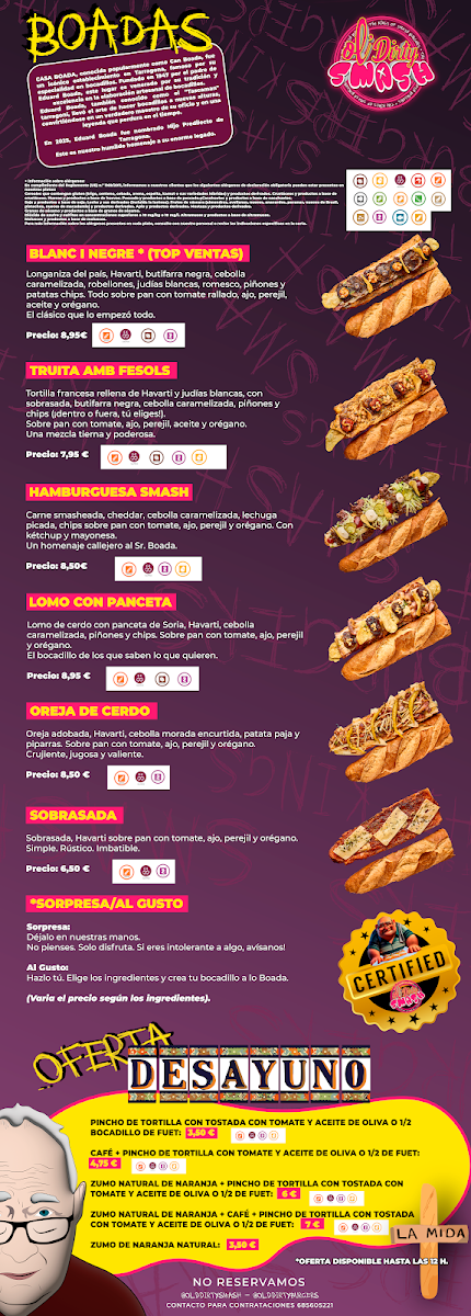 Ol' Dirty Smash Photo Menu 3