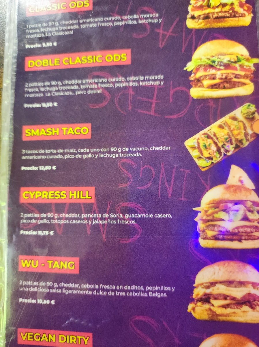 Ol' Dirty Smash Photo Menu 7