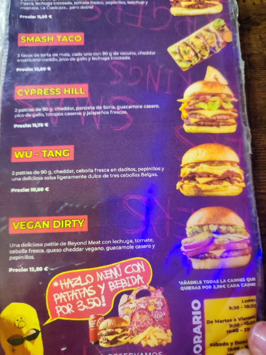 Ol' Dirty Smash Photo Menu 8