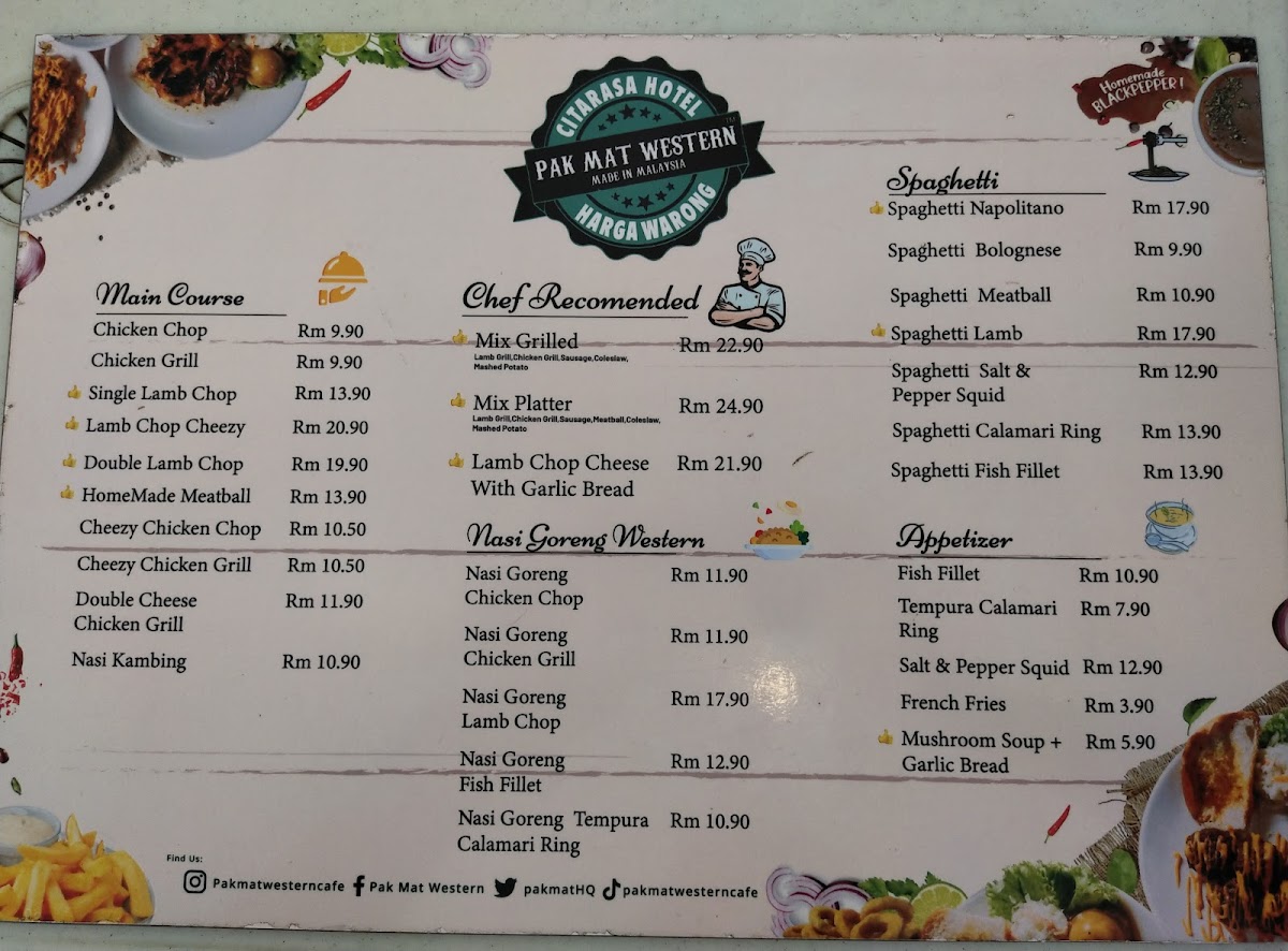 Pak Mat Western Cafe Photo Menu 5