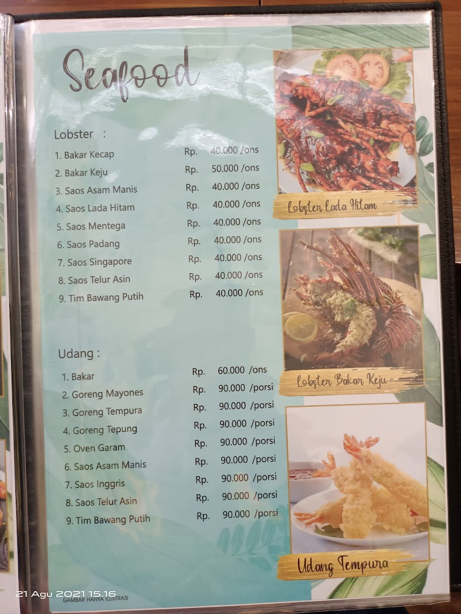 Teluk Ambon Beach Caffe & Resto Photo Menu 5