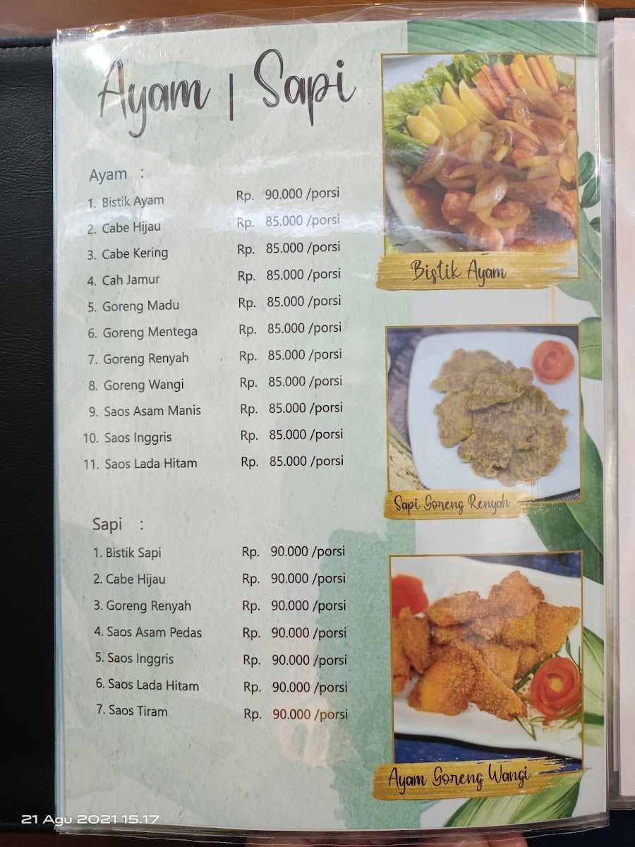 Teluk Ambon Beach Caffe & Resto Photo Menu 6