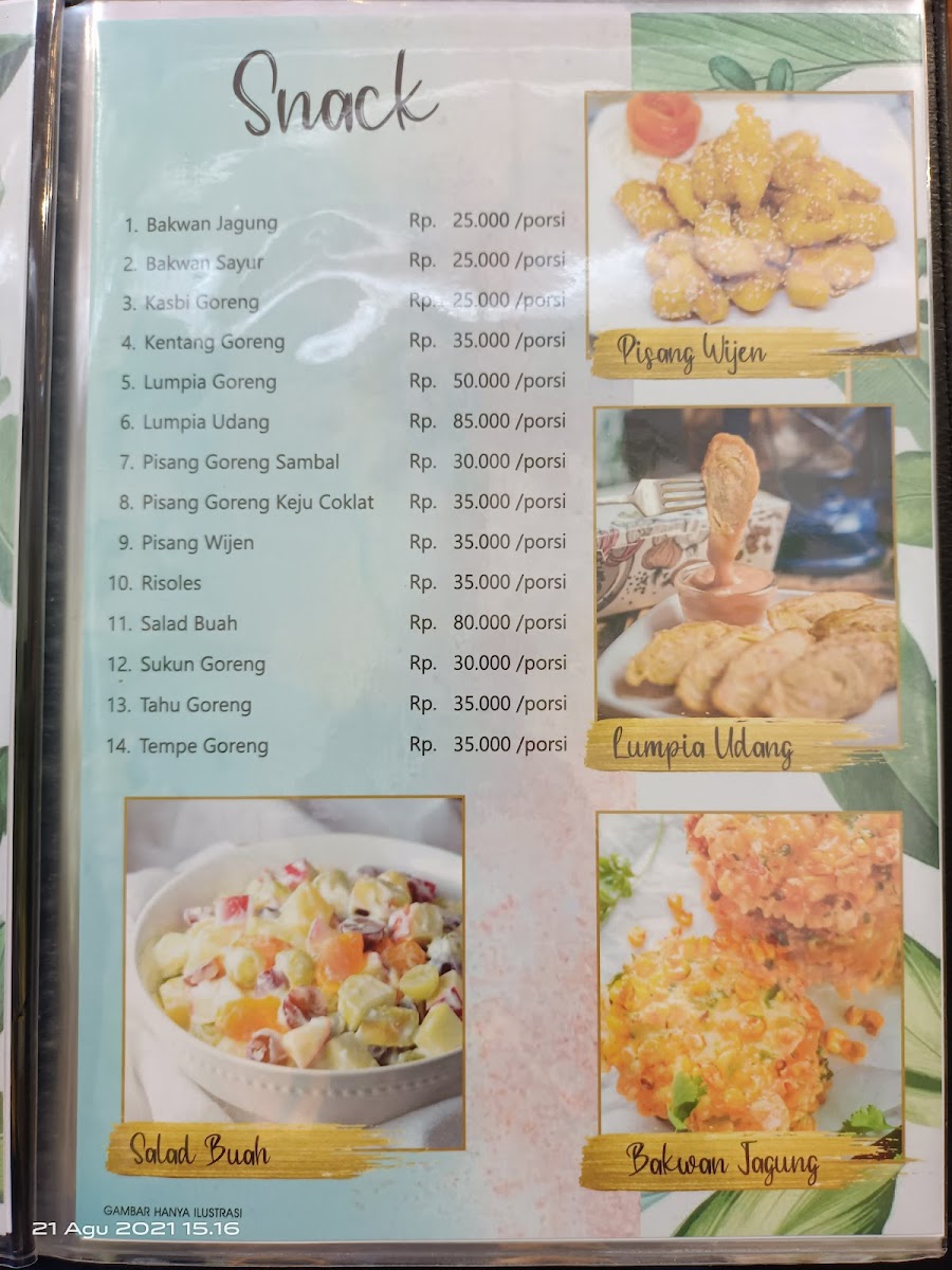 Teluk Ambon Beach Caffe & Resto Photo Menu 7
