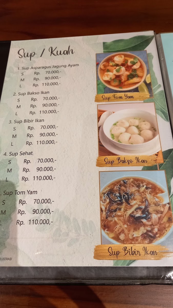 Teluk Ambon Beach Caffe & Resto Photo Menu 8
