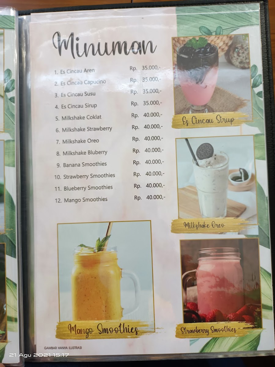 Teluk Ambon Beach Caffe & Resto Photo Menu 9