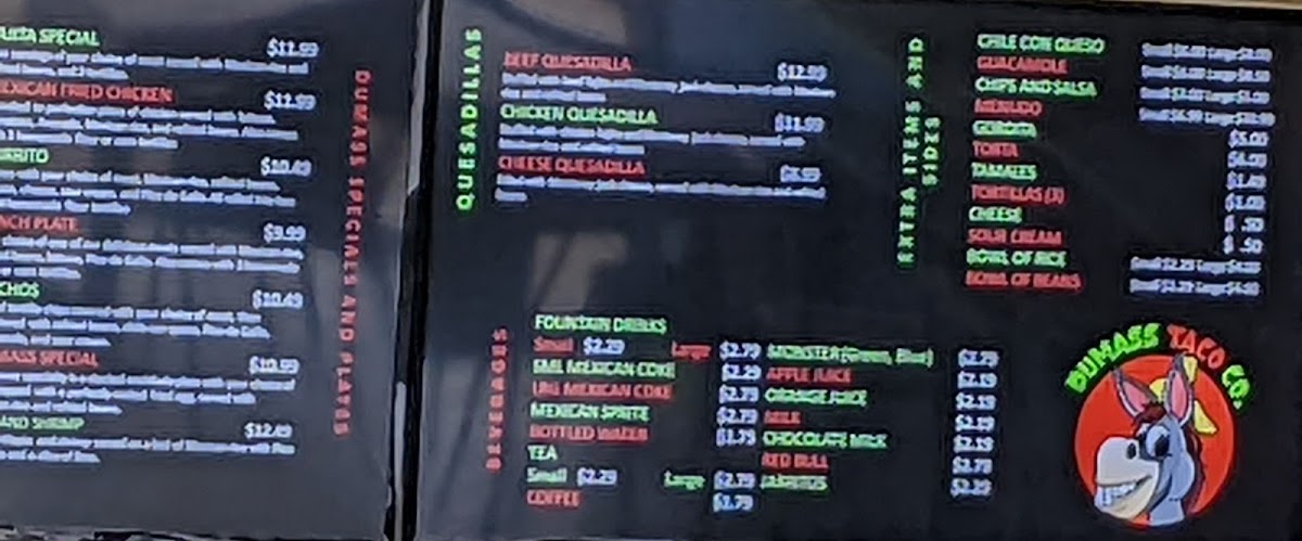 Dumas's Tacos Photo Menu 6