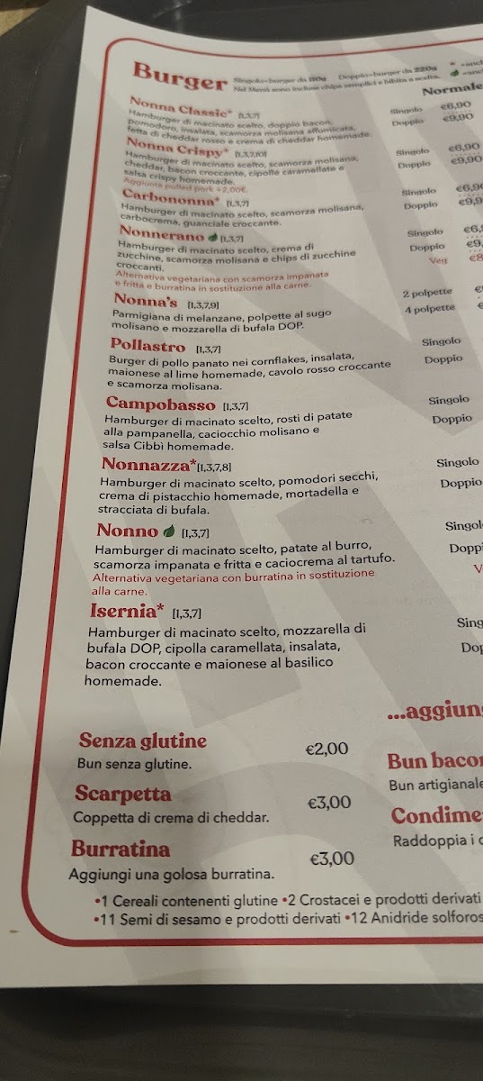 Nonna Burger & more Photo Menu 10