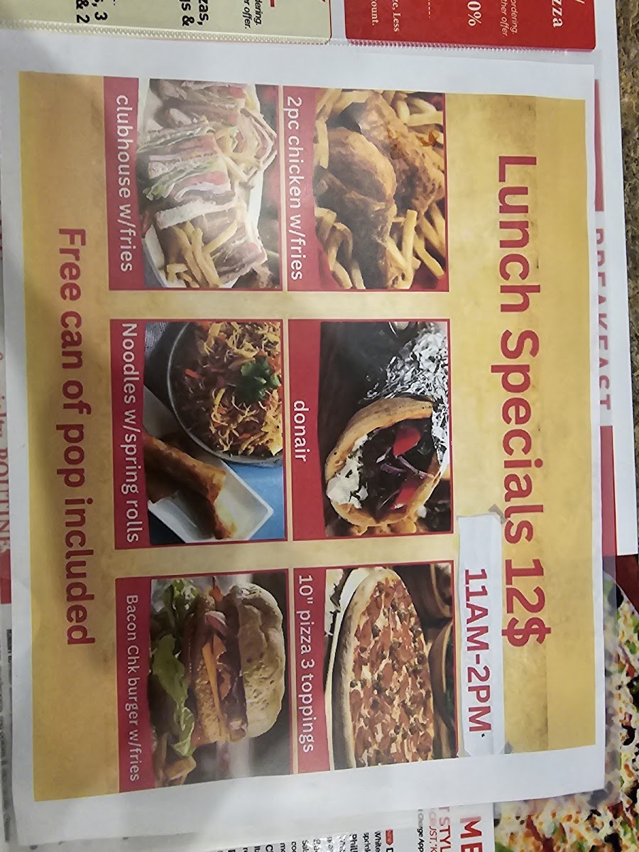 Milanos Pizza and Grill Photo Menu 2