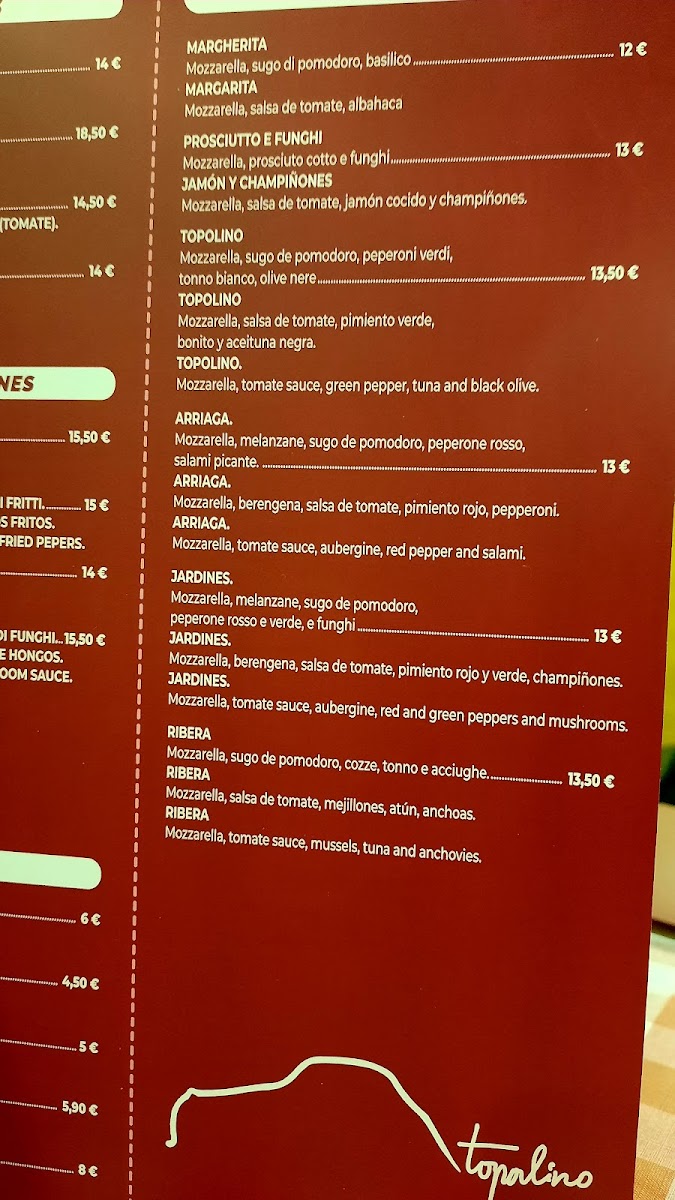 Trattoria Topolino Photo Menu 4