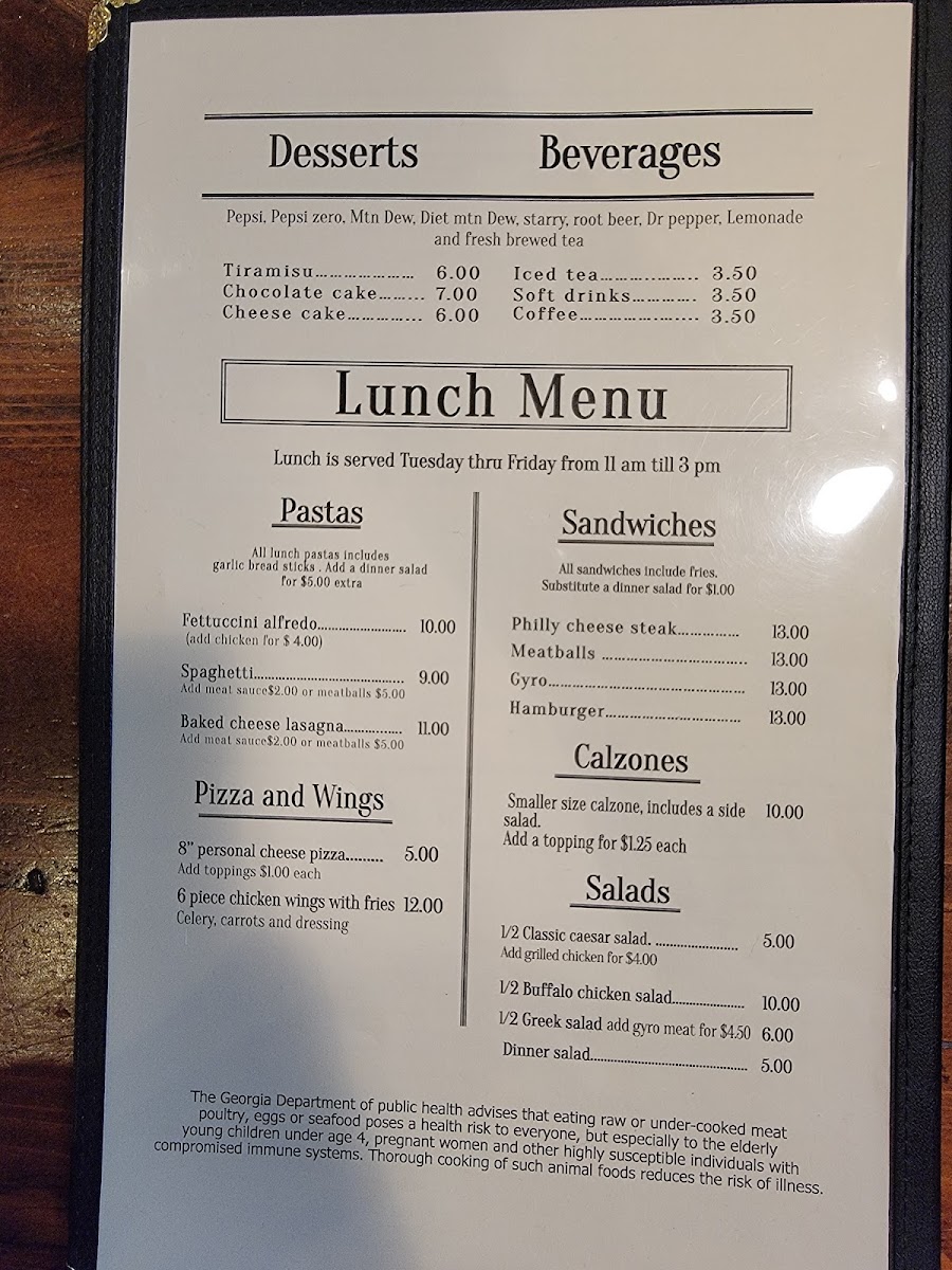 Chicago's Pizza Photo Menu 4