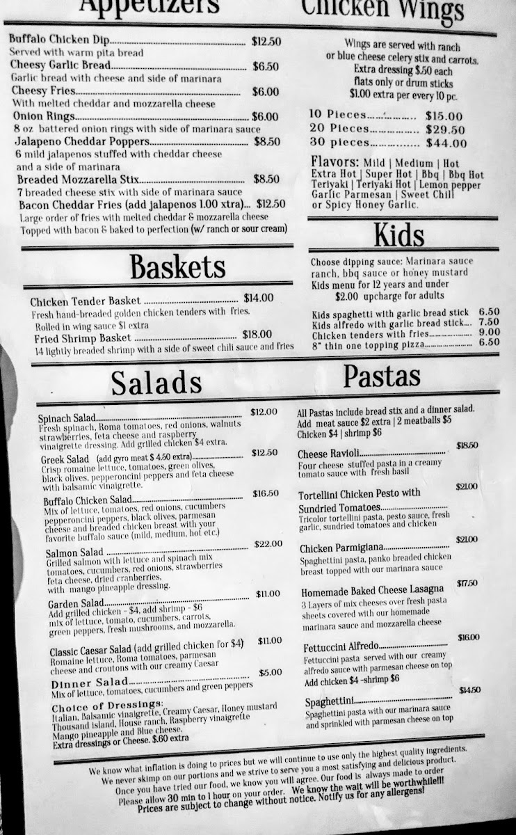Chicago's Pizza Photo Menu 5