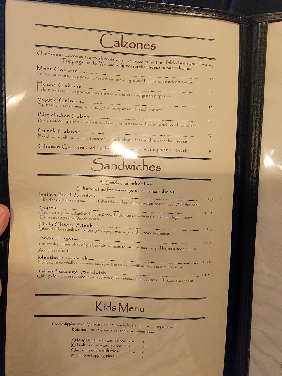 Chicago's Pizza Photo Menu 9