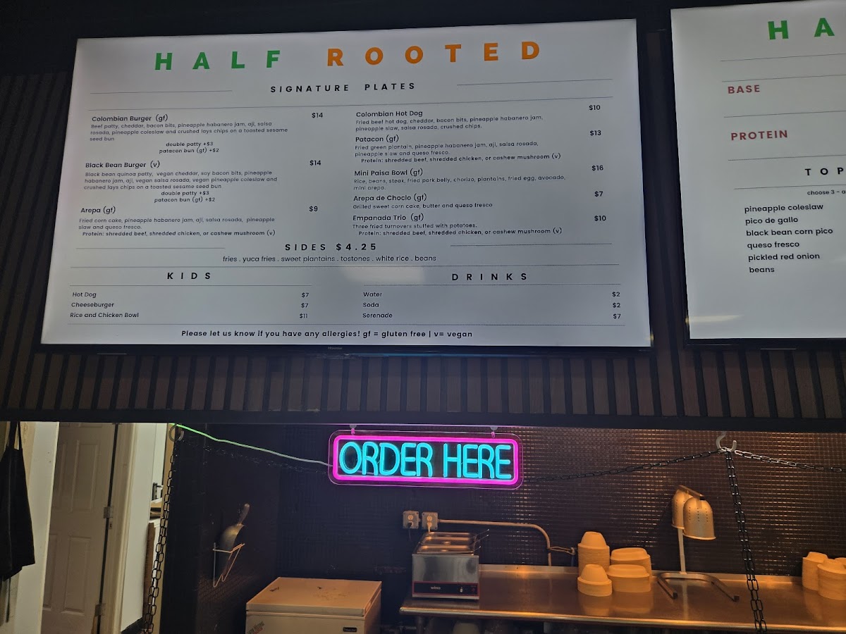 Half Rooted Photo Menu 6