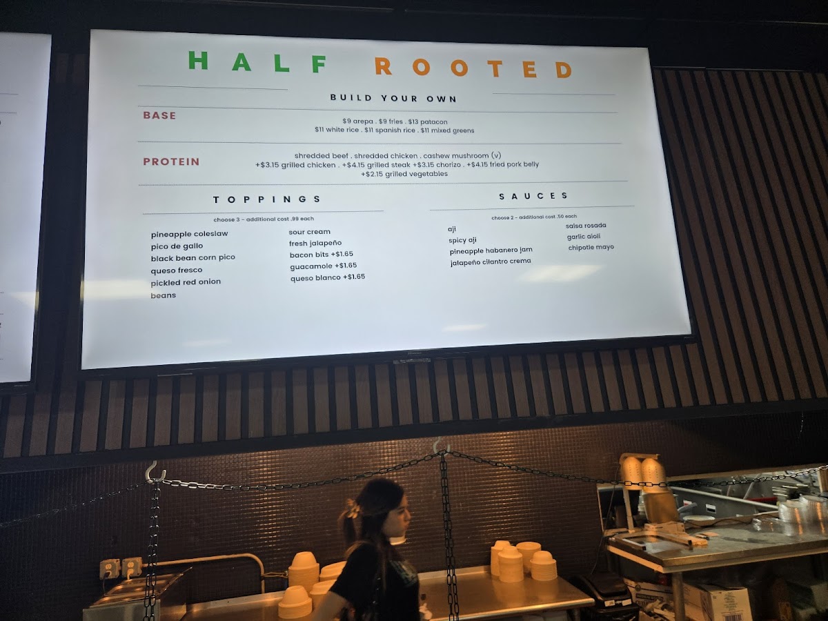 Half Rooted Photo Menu 8