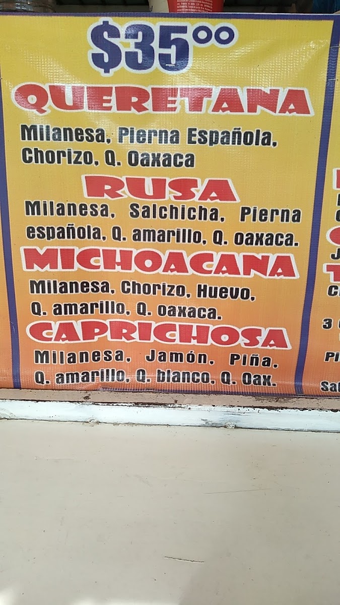 Tortas *Don Paco' Photo Menu 3