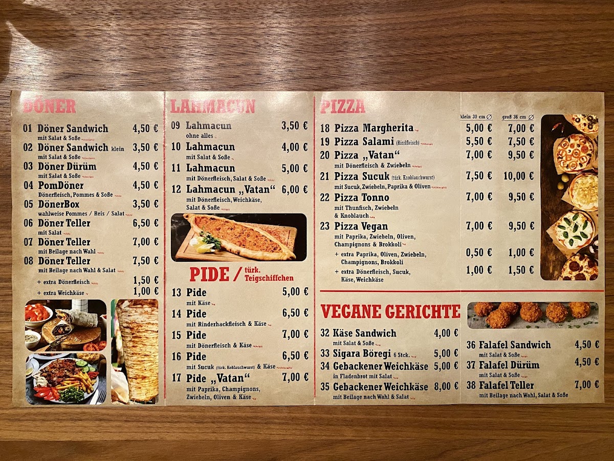 Vatan Grillhaus Photo Menu 1