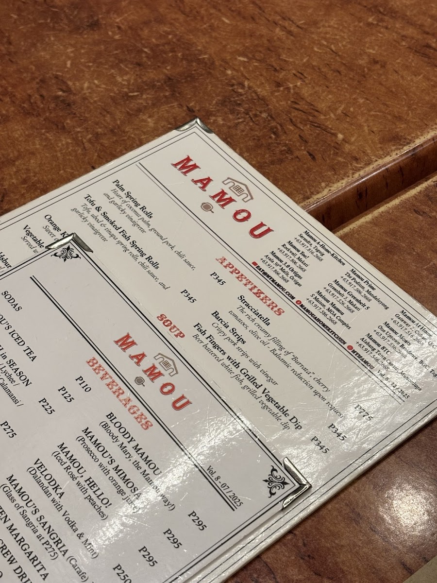 Mamou 3.0 Photo Menu 4