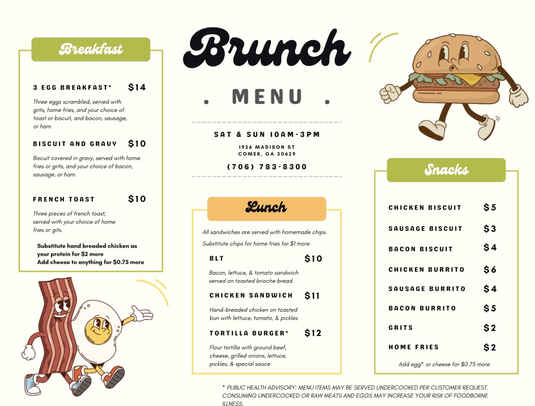 Southern Drawl Bar & Grille Photo Menu 2
