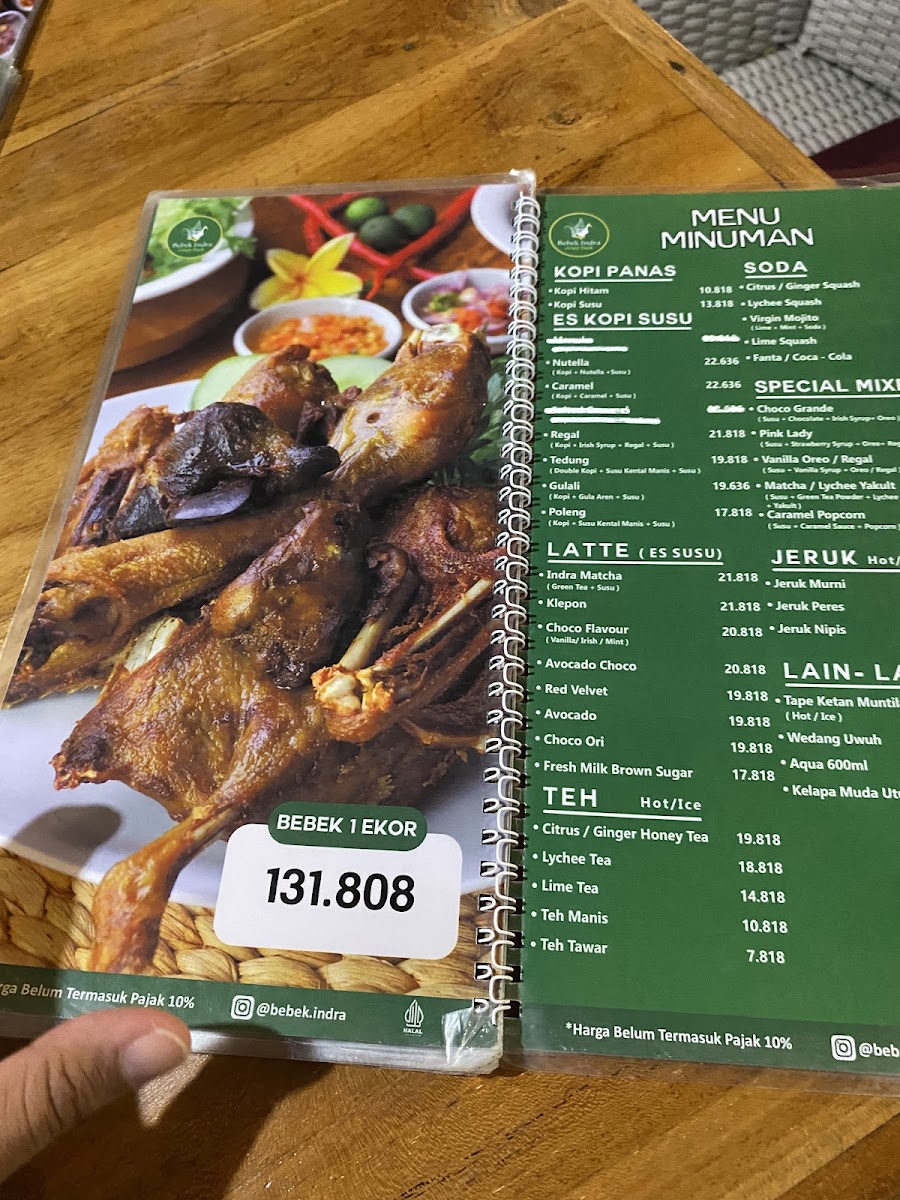 Bebek Indra Photo Menu 5
