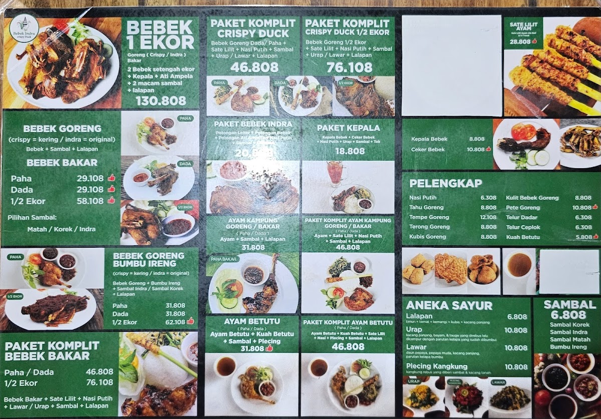 Bebek Indra Photo Menu 8
